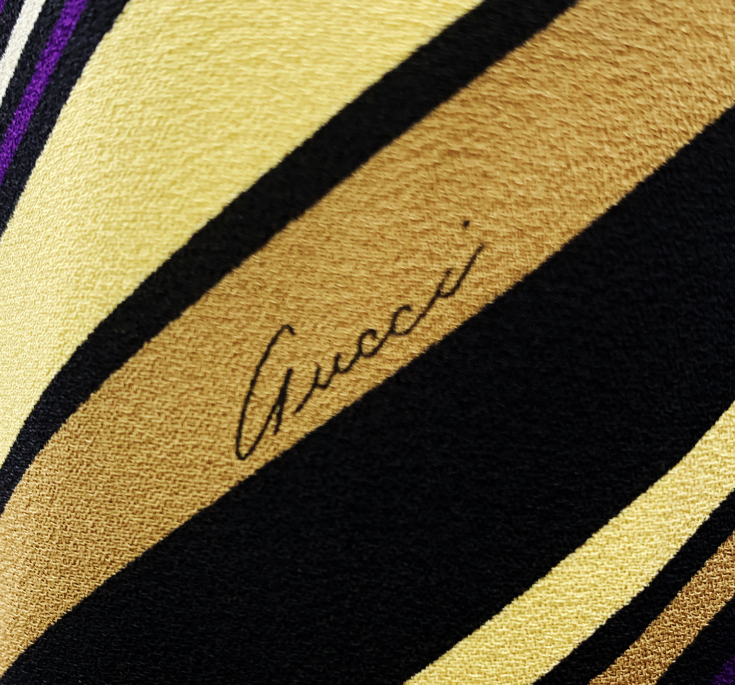 Gucci Striped Silk Blouse