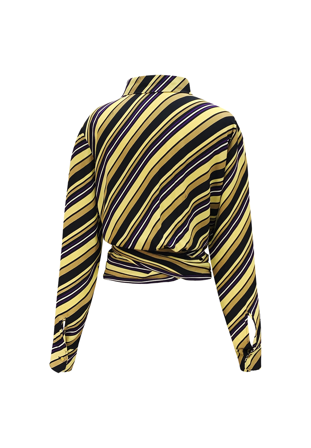Gucci Striped Silk Blouse