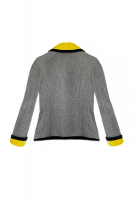 Chanel Gray Trimmed Jacket