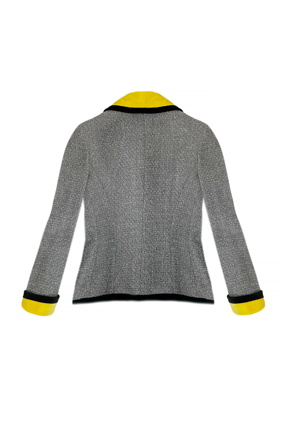 Chanel Gray Trimmed Jacket