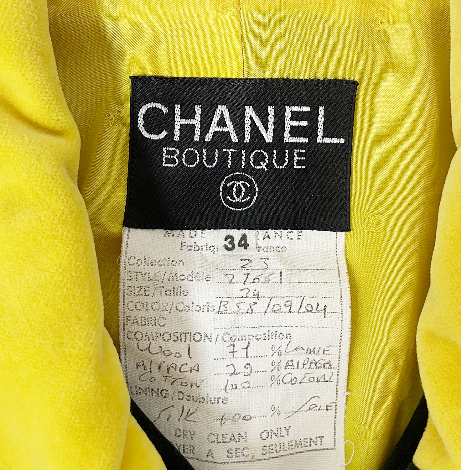 Chanel Gray Trimmed Jacket