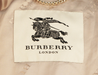 Burberry Beige Suede Trench