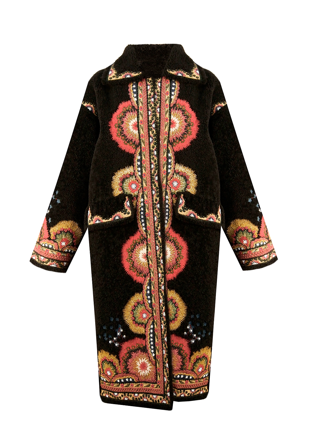 Valentino Lambskin Shearling Coat