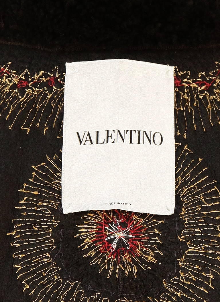 Valentino Lambskin Shearling Coat