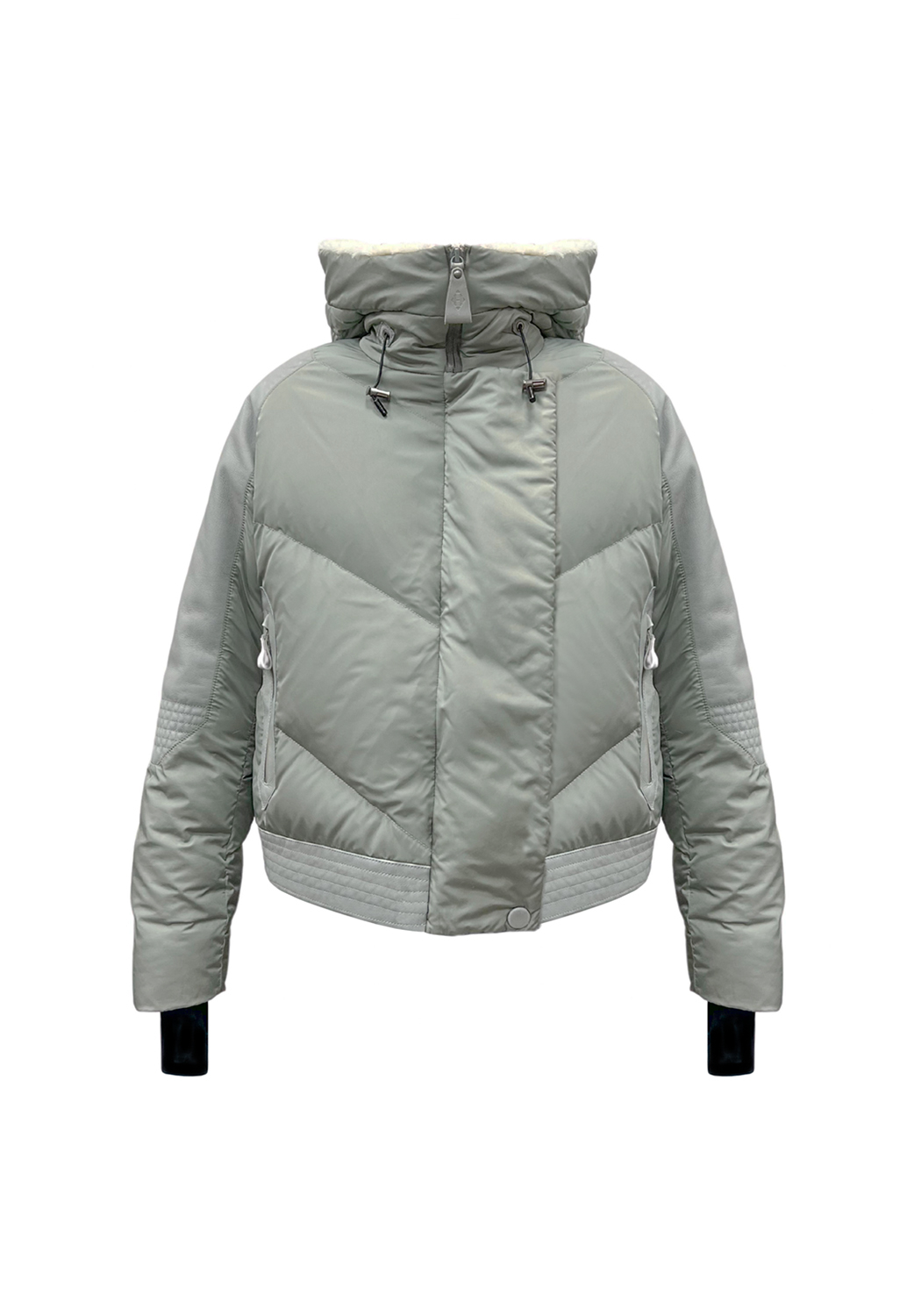 Hermès Grey Puffer Jacket