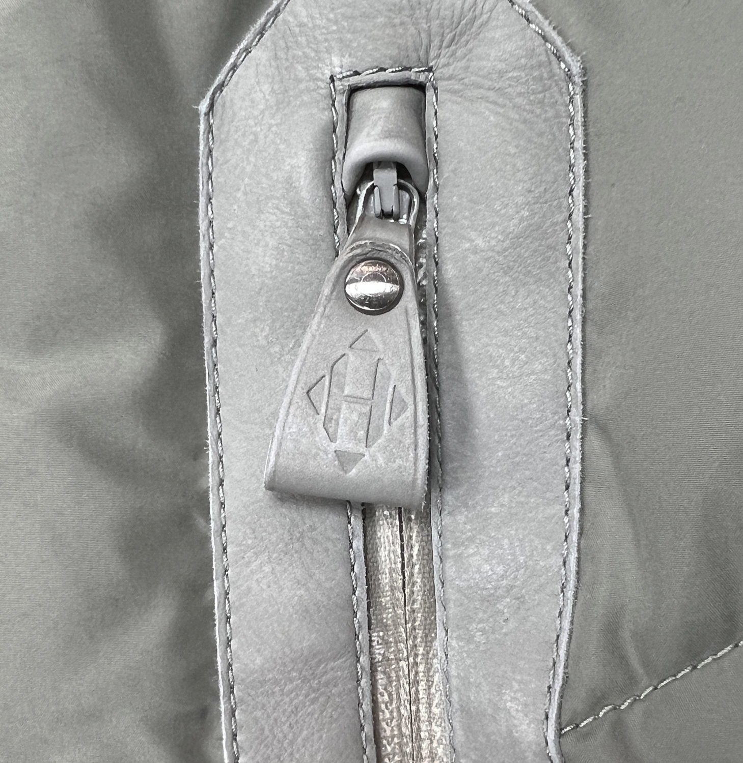 Hermès Grey Puffer Jacket