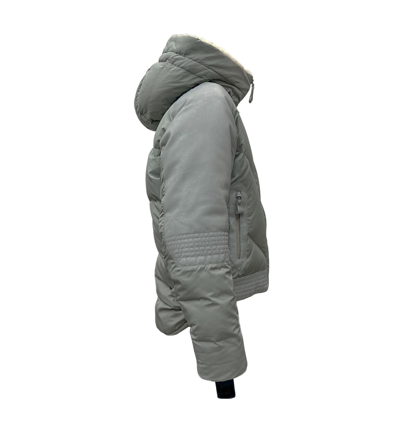 Hermès Grey Puffer Jacket