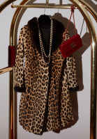 Marcel Georges Leopard Fur Coat