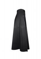 Valentino Black Leather Skirt