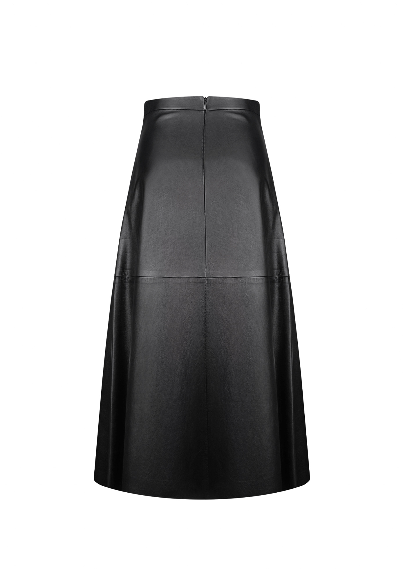 Valentino Black Leather Skirt