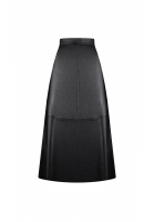 Valentino Black Leather Skirt