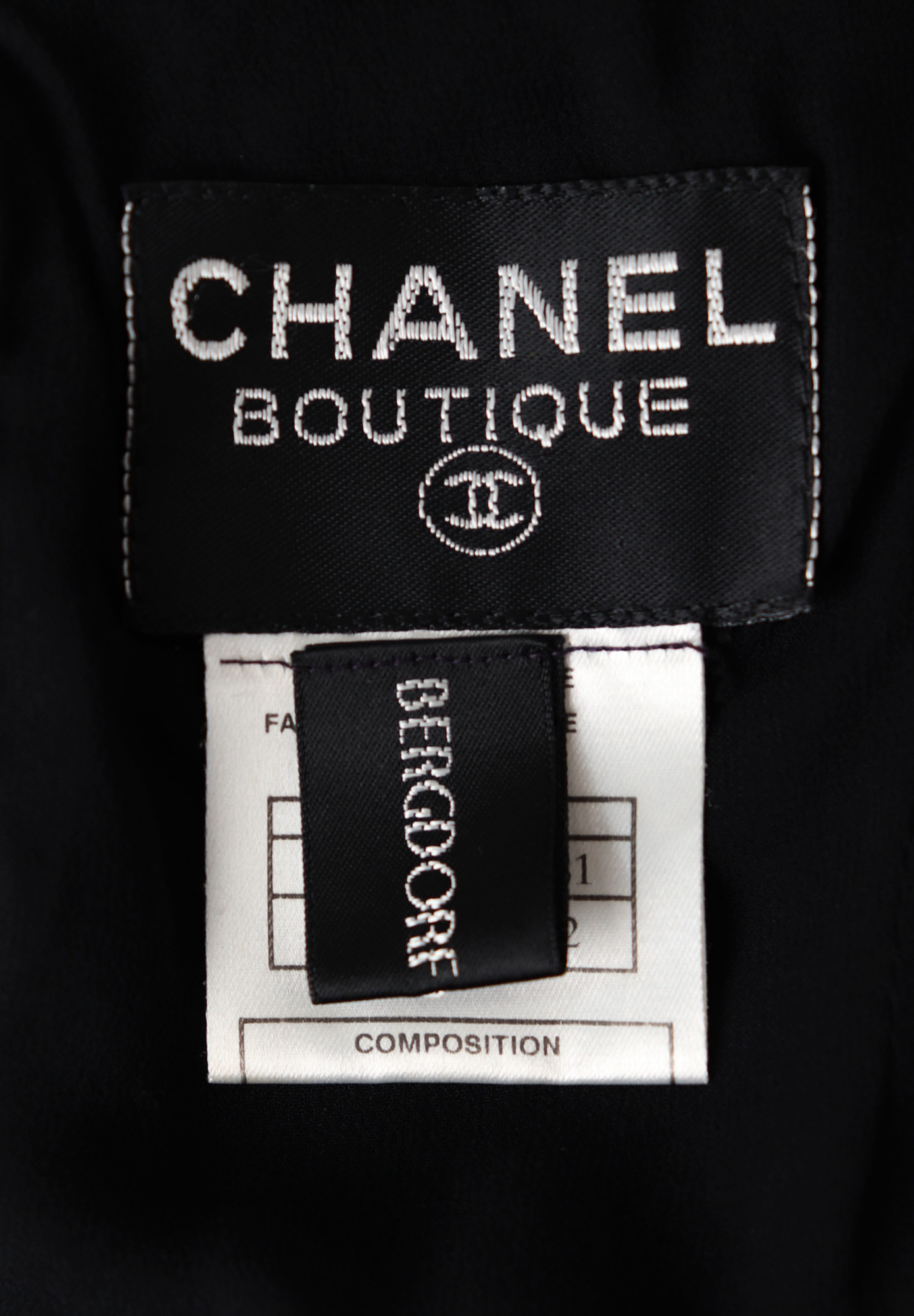 Chanel Evening Dress With Chain