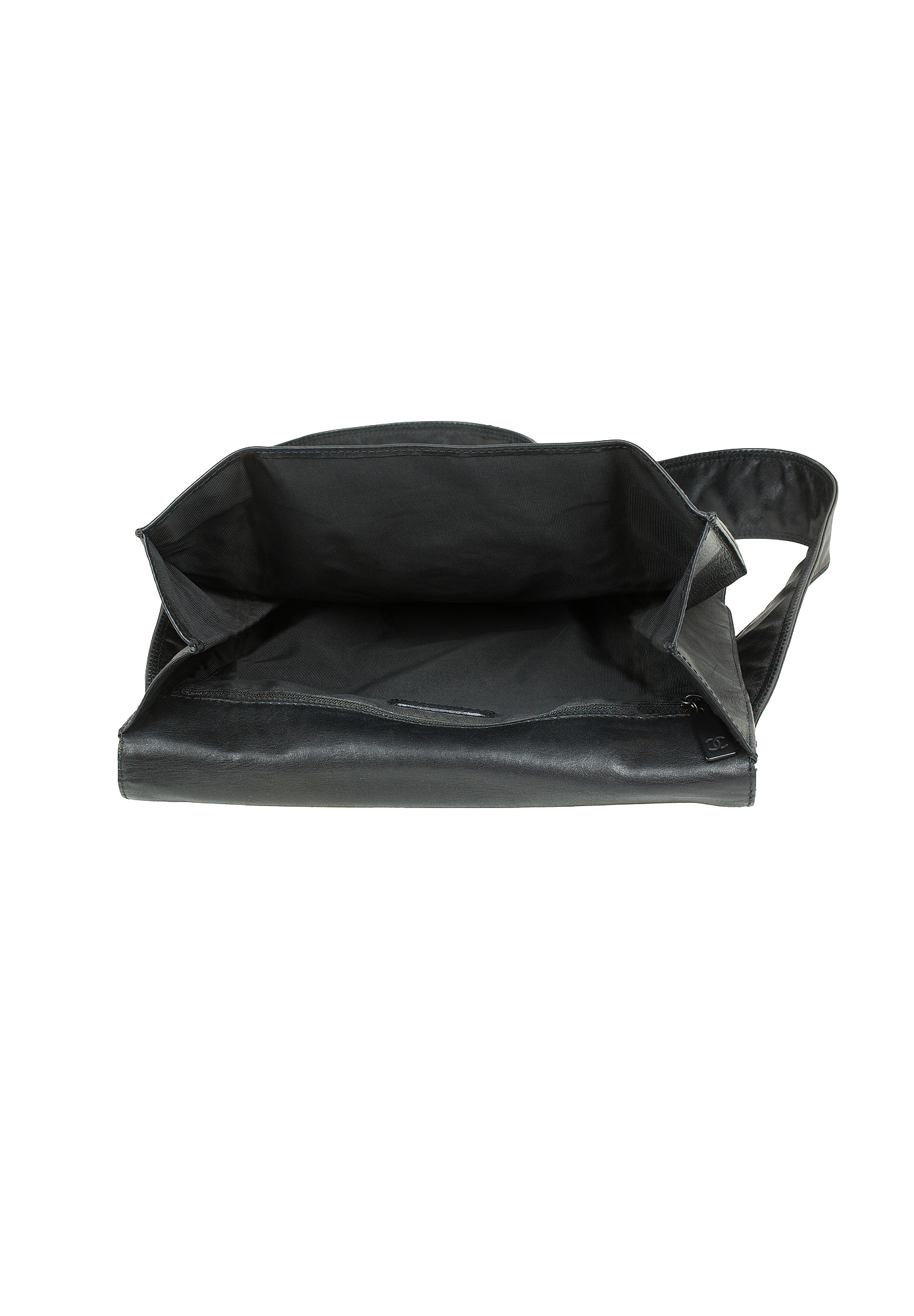 Black Chanel Messenger Bag