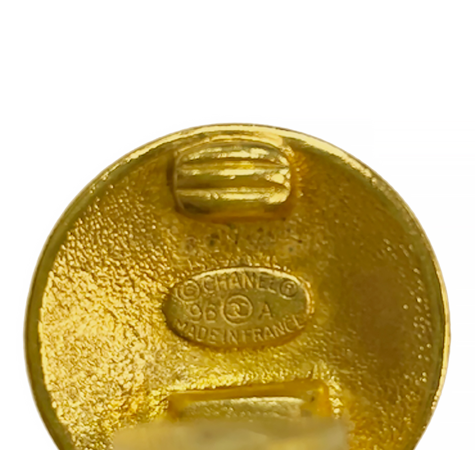 Chanel Crown Clip-On Earrings