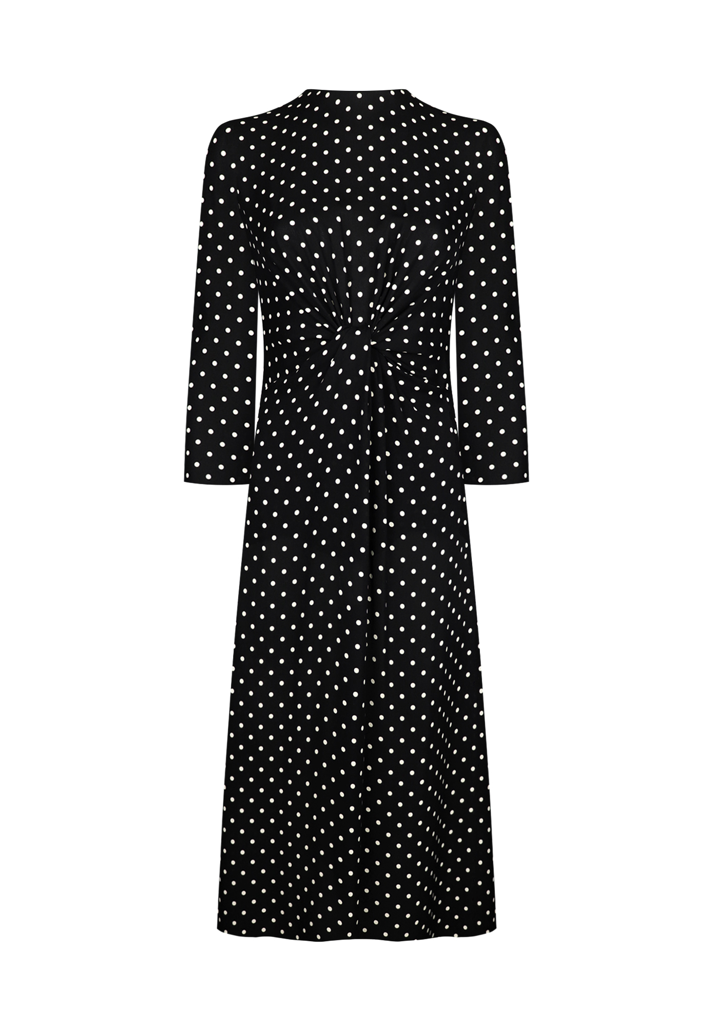 Valentino Silk Polka Dot Dress