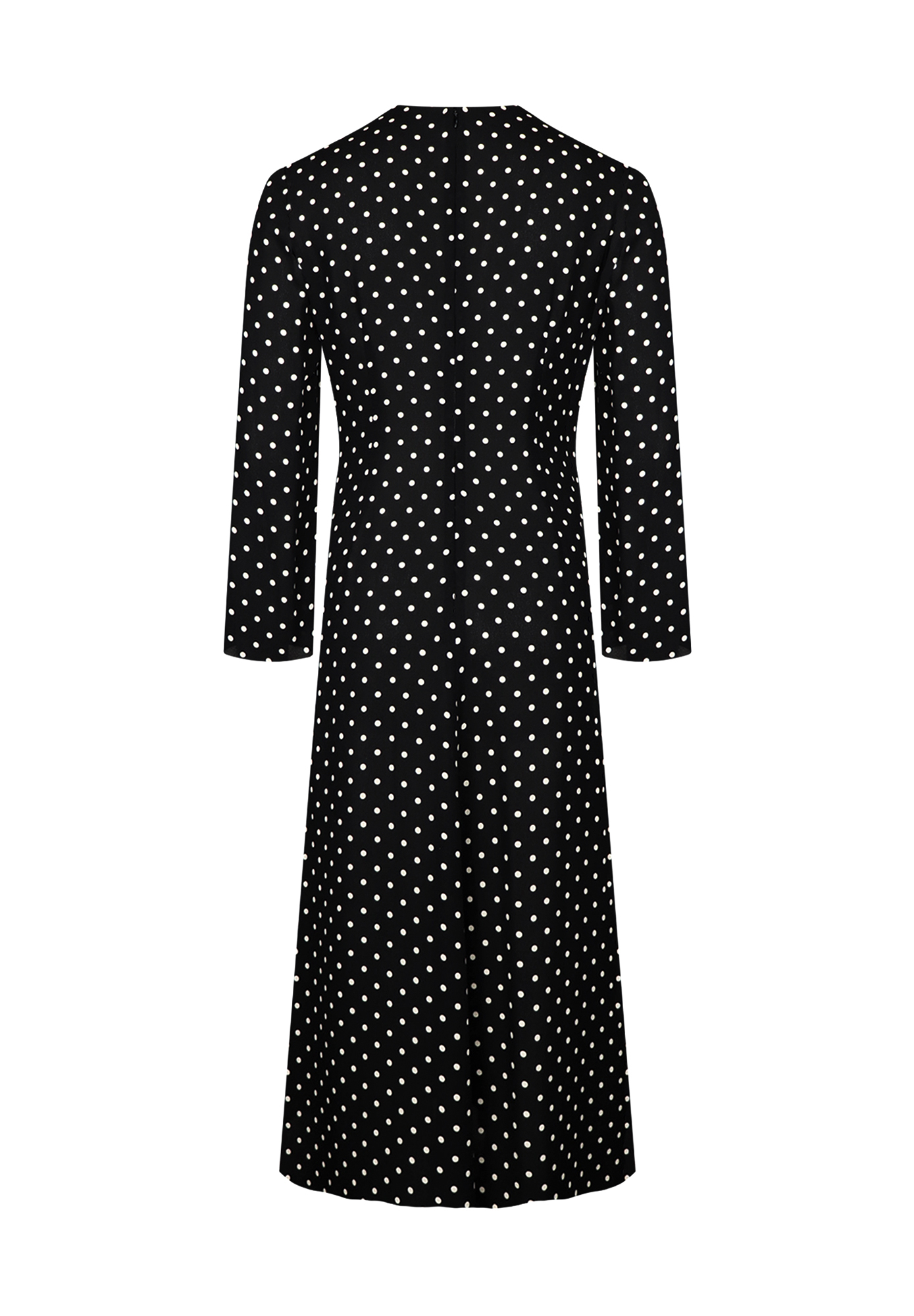 Valentino Silk Polka Dot Dress