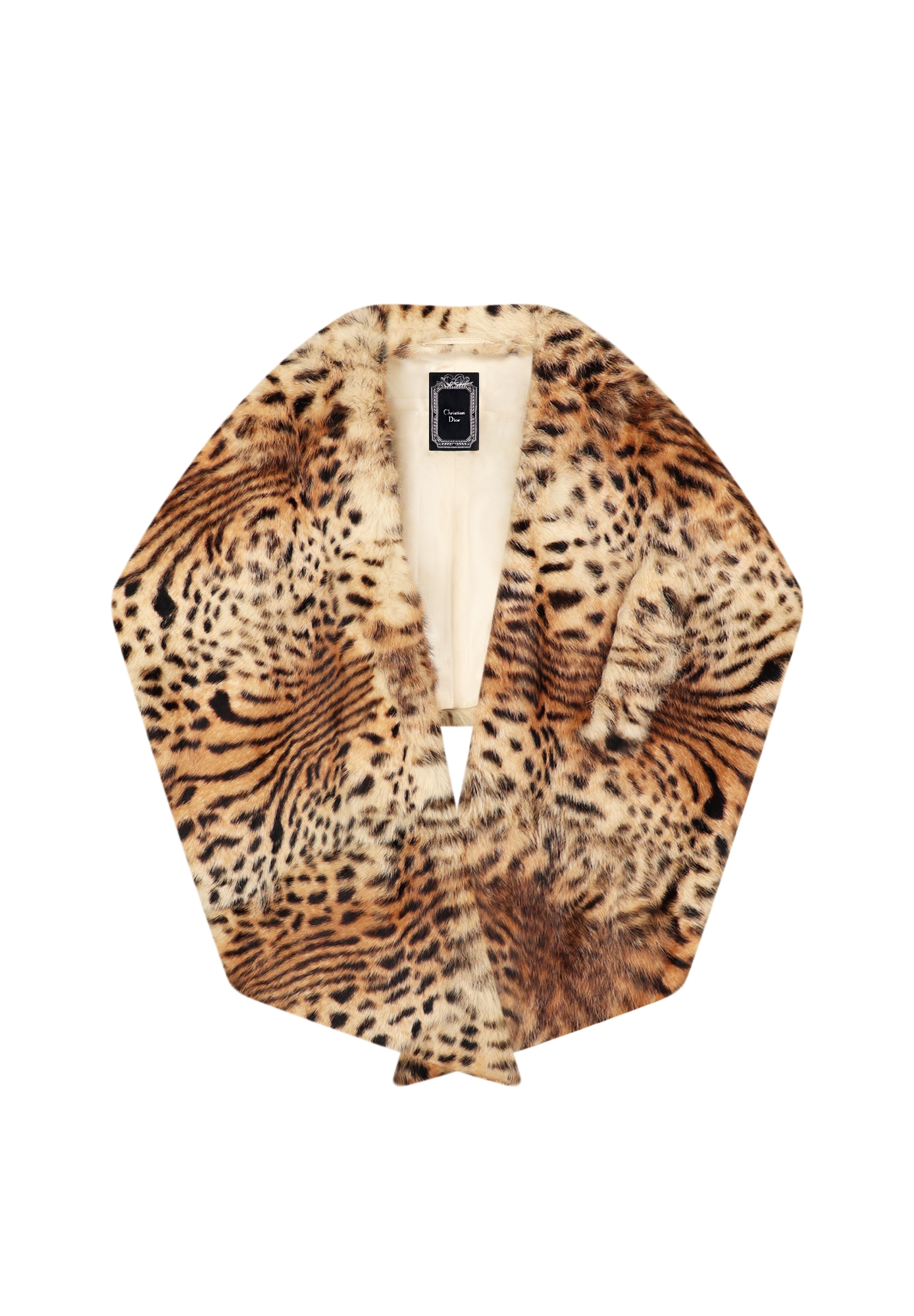 Christian Dior Leopard Shawl