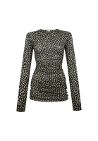 Saint Laurent Polka Dot Mini Dress