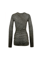 Saint Laurent Polka Dot Mini Dress