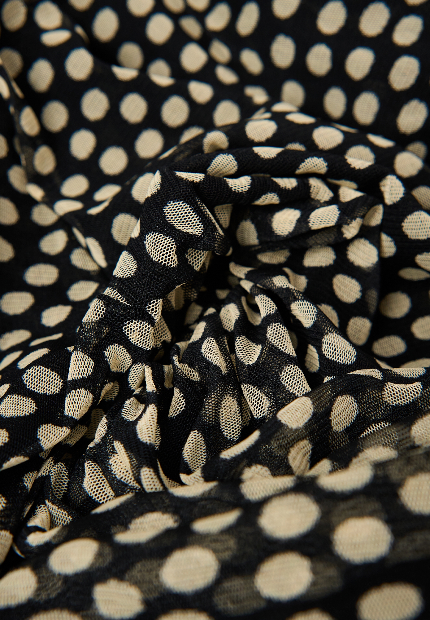 Saint Laurent Polka Dot Mini Dress