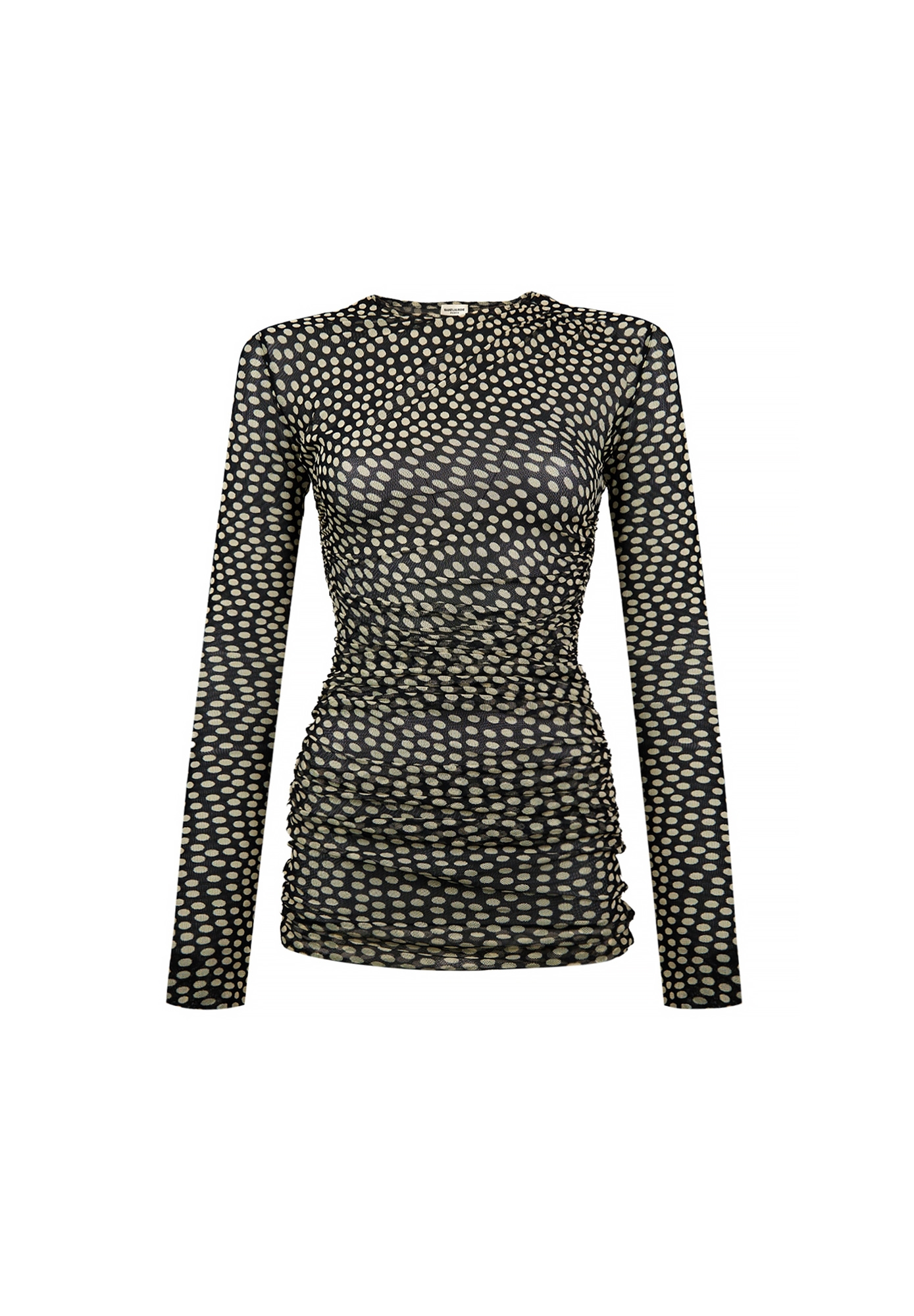 Saint Laurent Polka Dot Mini Dress