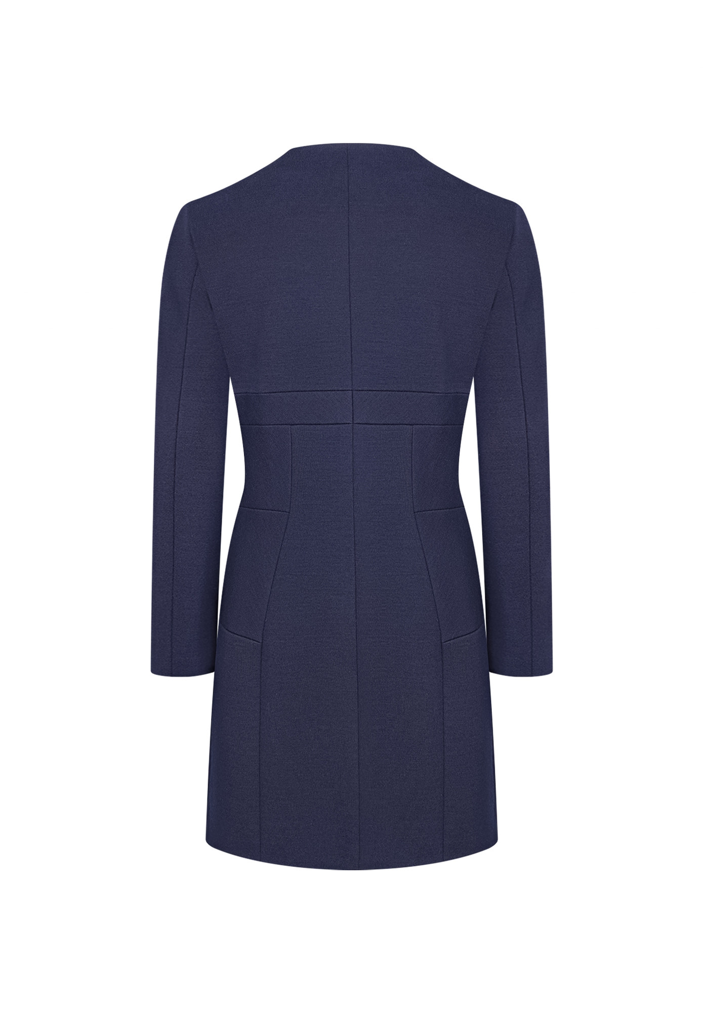 Christian Dior Navy Blue Wool Dress