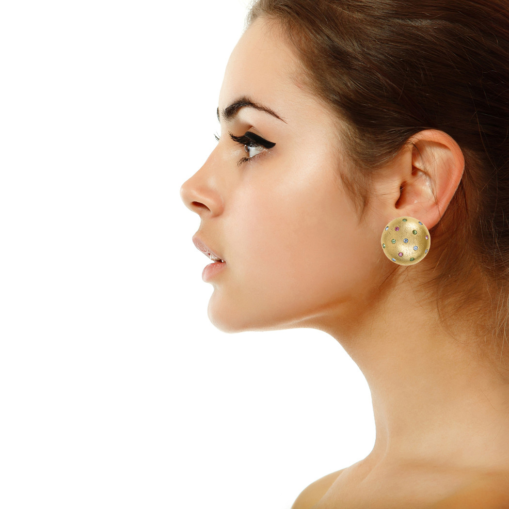 Swarovski Vintage Crystals Clip-On Earrings