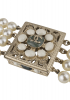 Chanel Gold Bracelet With Pearls