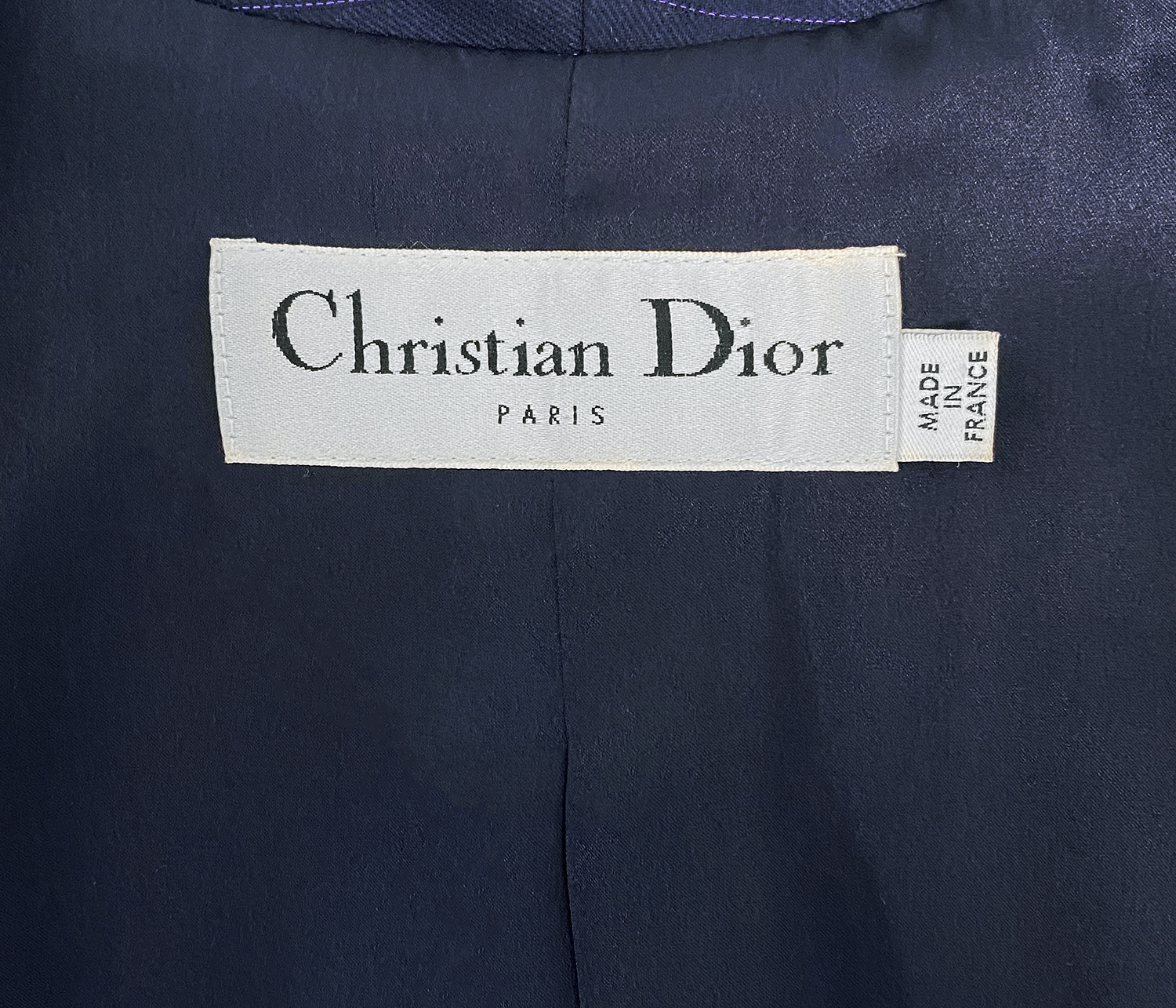 Christian Dior Navy Suit