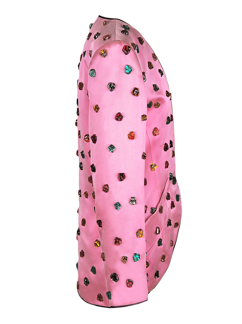 Yves Saint Laurent Jacket Covered with Multi-Coloured Crystals