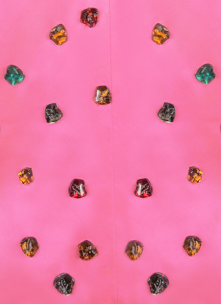 Yves Saint Laurent Jacket Covered with Multi-Coloured Crystals
