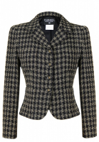 Chanel Plaid Tweed Jacket