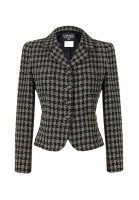 Chanel Plaid Tweed Jacket