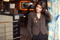 Chanel Plaid Tweed Jacket