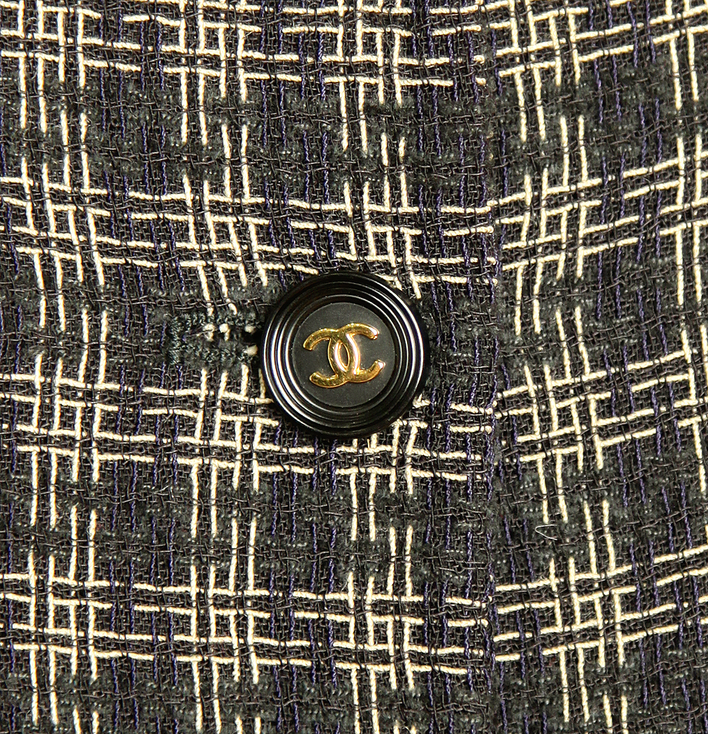 Chanel Plaid Tweed Jacket