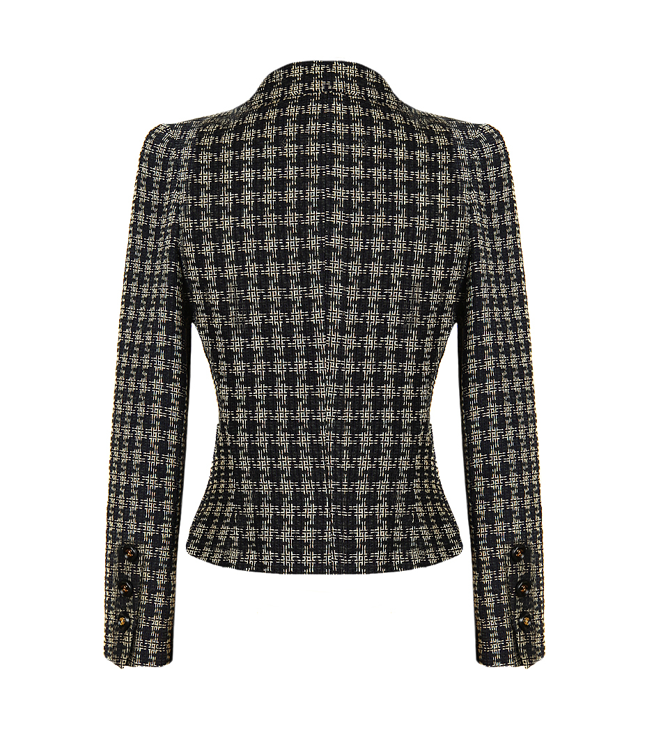 Chanel Plaid Tweed Jacket