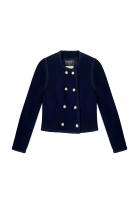 Chanel Navy Trimmed Jacket