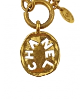 Chanel Logo Pendant Necklace