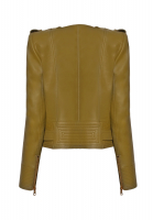 Balmain Leather Biker Jacket