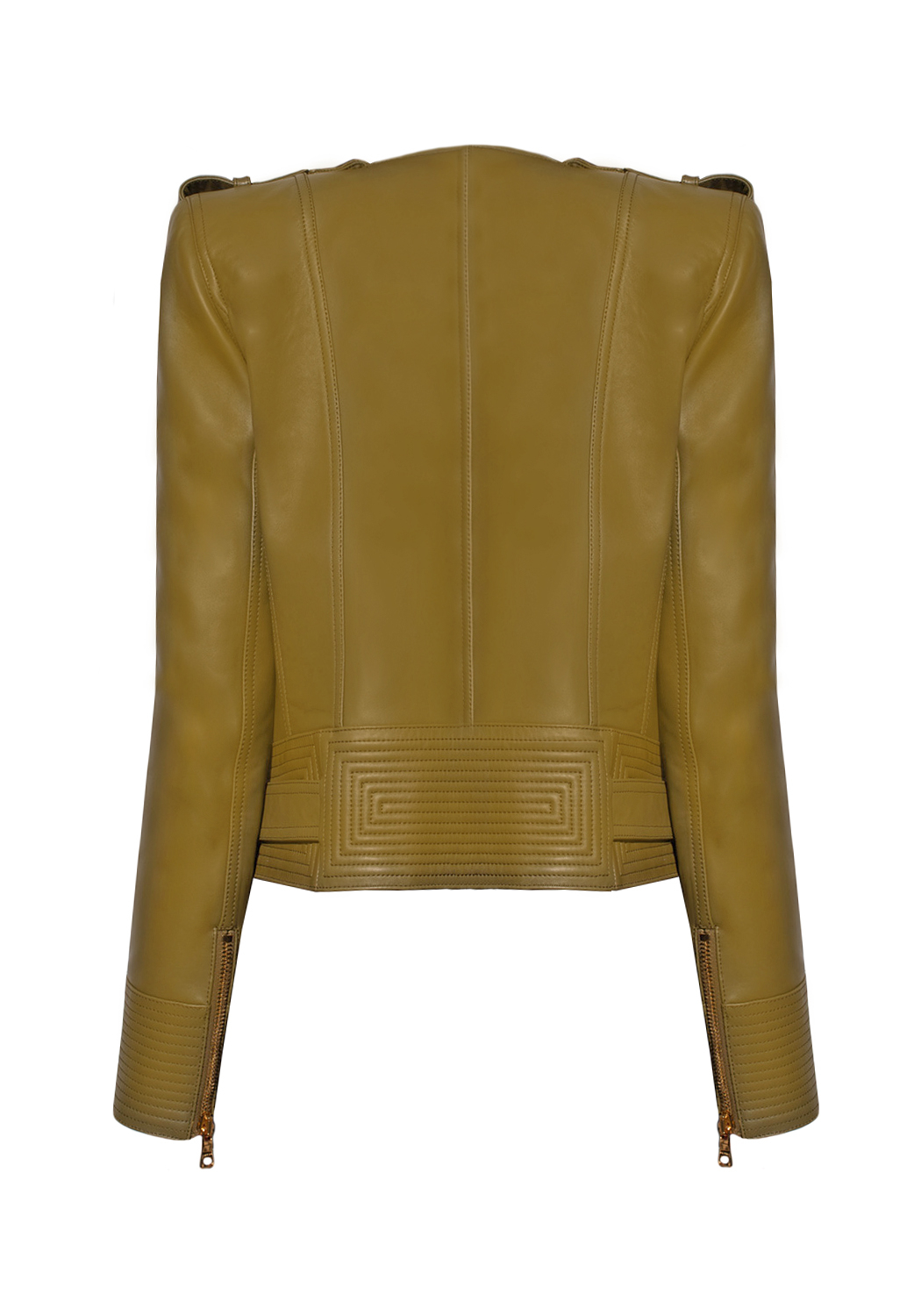 Balmain Leather Biker Jacket