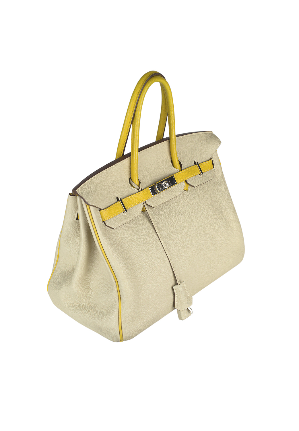 Hermès Birkin 35 Bicolor Soleil Parchemin Togo 