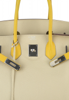 Hermès Birkin 35 Bicolor Soleil Parchemin Togo 