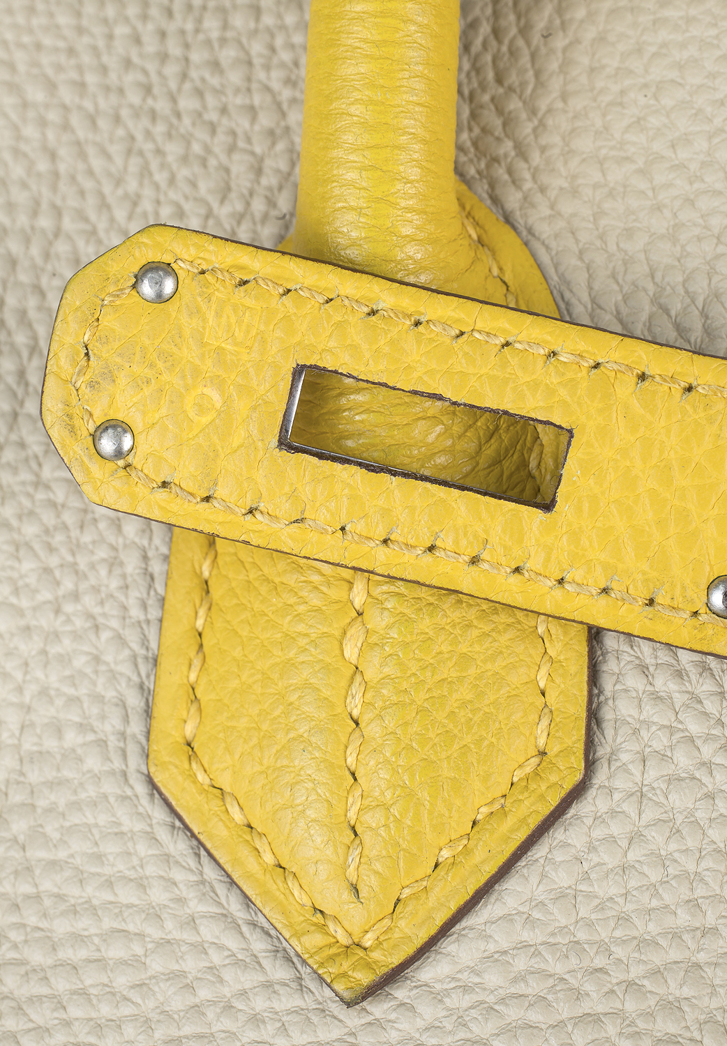 Hermès Birkin 35 Bicolor Soleil Parchemin Togo 