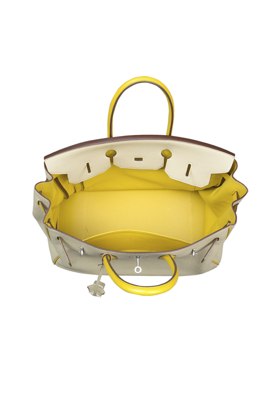 Hermès Birkin 35 Bicolor Soleil Parchemin Togo 