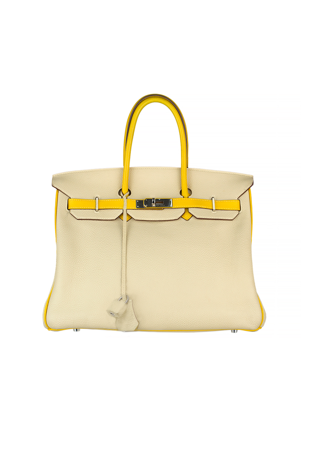 Hermès Birkin 35 Bicolor Soleil Parchemin Togo 