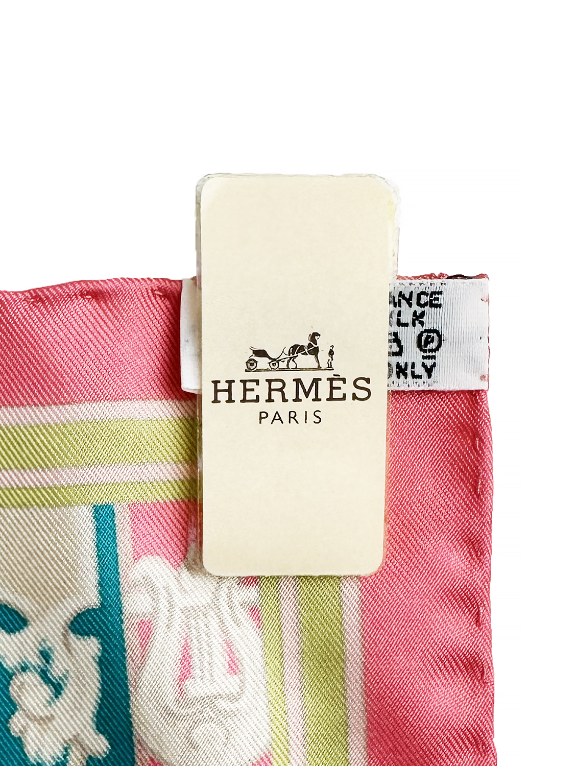 Hermès Bibliothèque Pocket Square