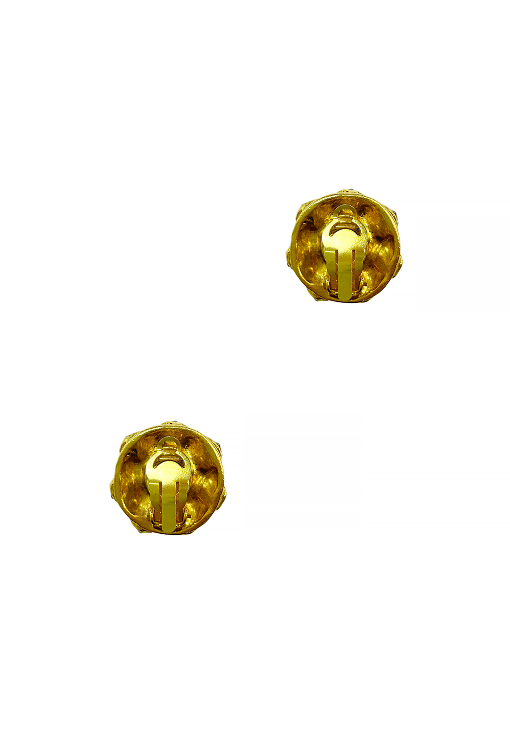 Chanel Crystal Clip-On Earrings