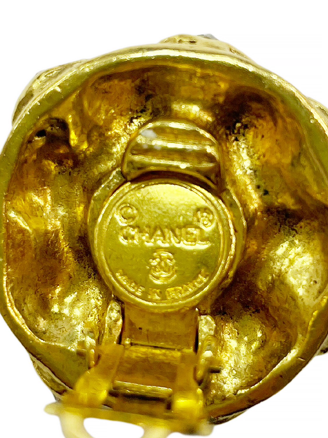 Chanel Crystal Clip-On Earrings