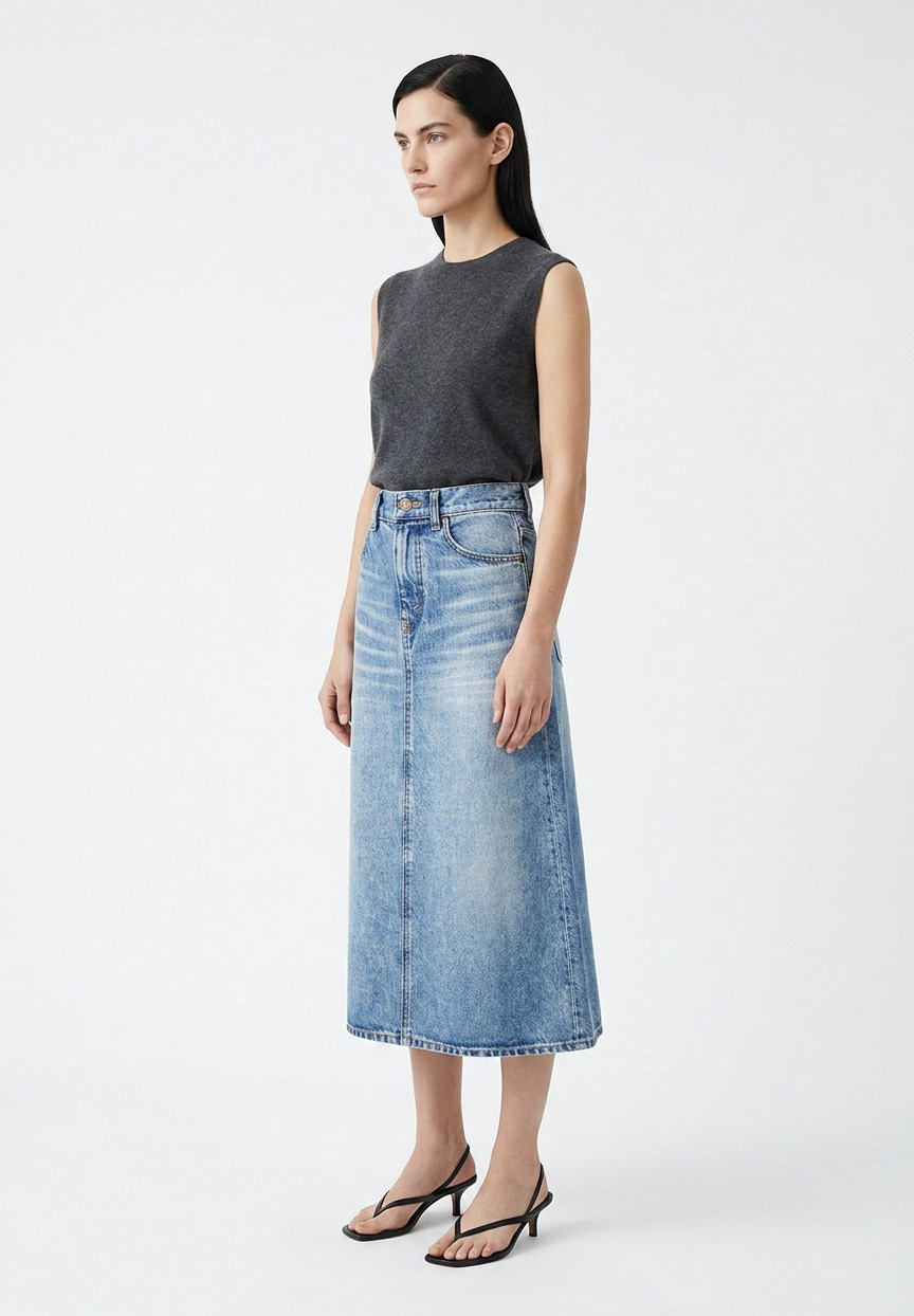 Celine Denim Skirt