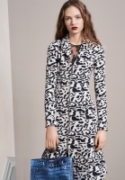 Christian Dior Coat With Abstract Print